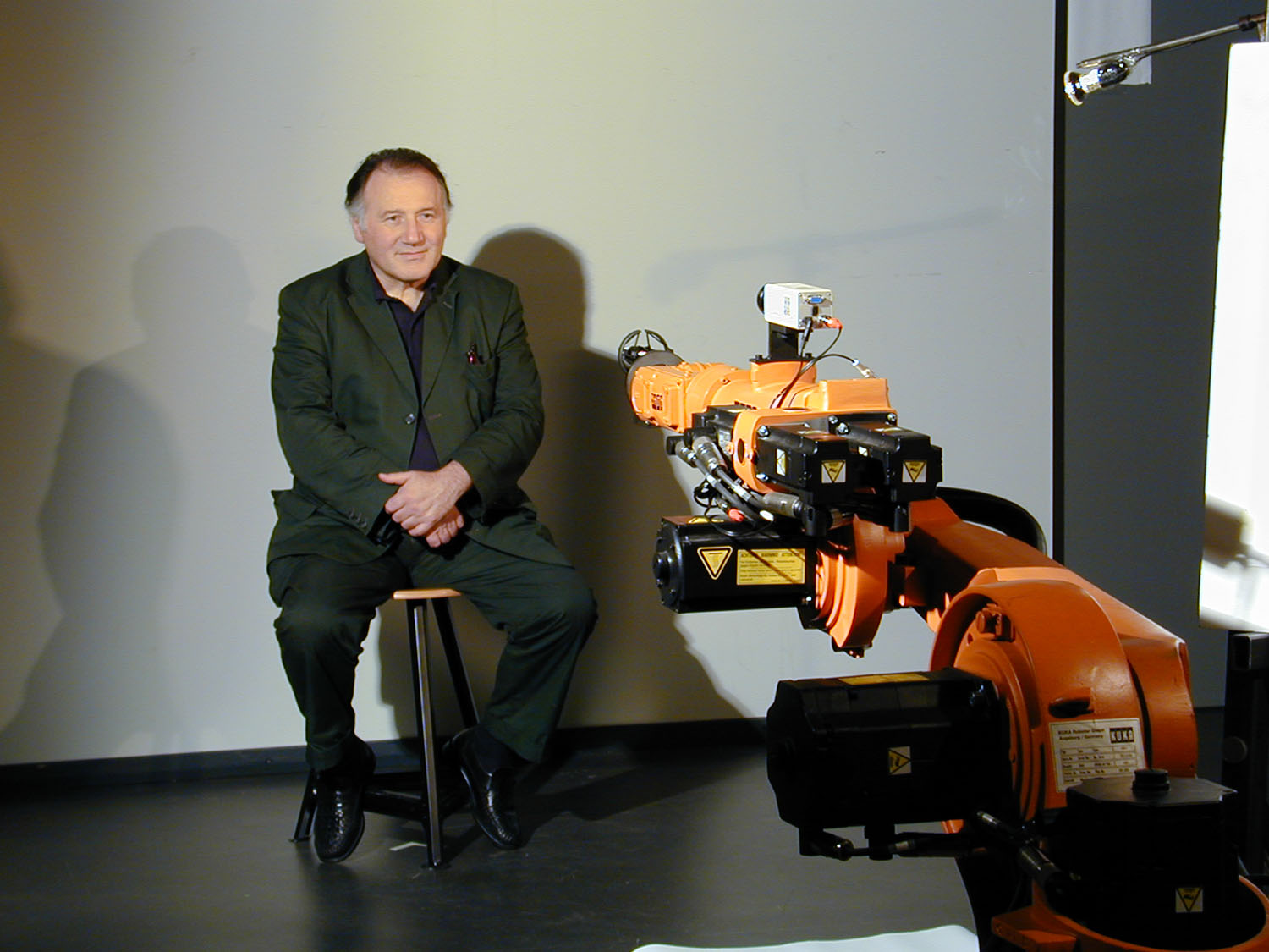 Portrait Session Peter Weibel (2002)